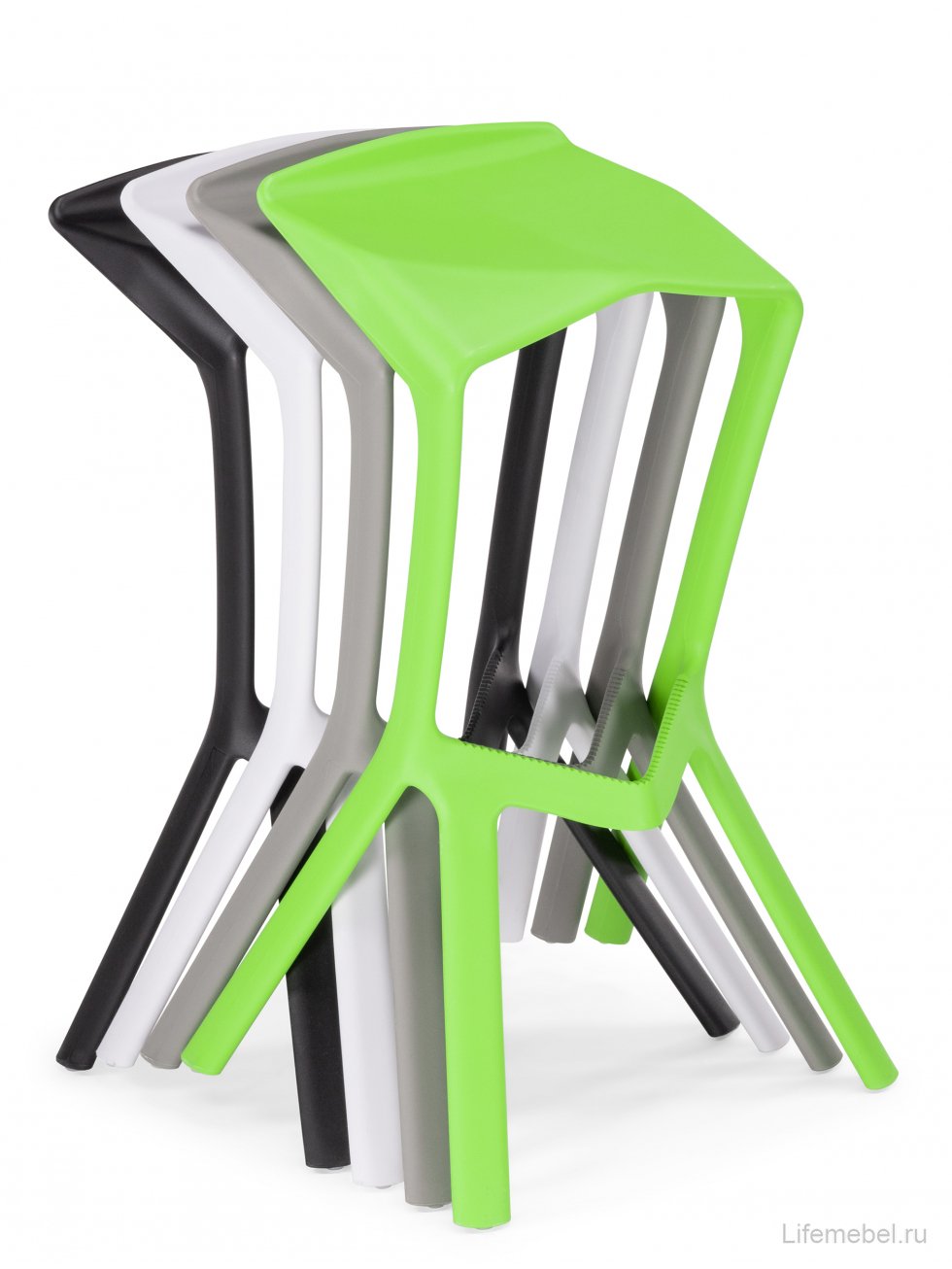 Барный стул Mega grey