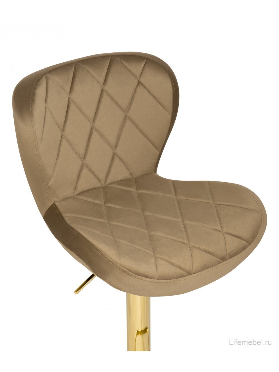 Барный стул Porch dark beige / golden