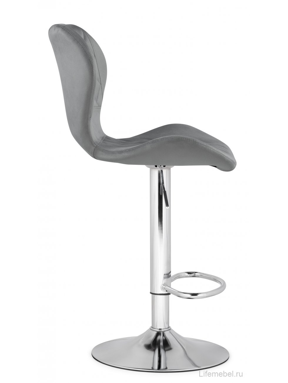 Барный стул Porch chrome / gray