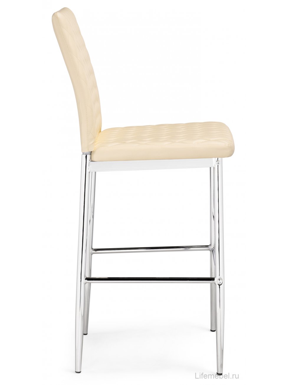 Барный стул Teon beige / chrome