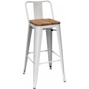 белый матовый / светлое дерево