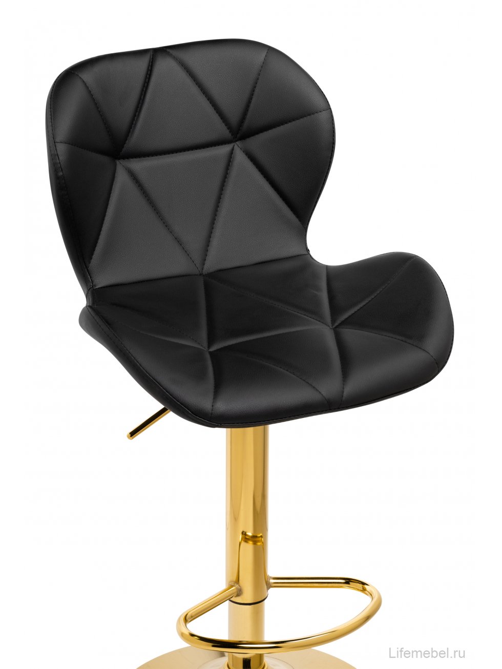 Барный стул Trio black / gold