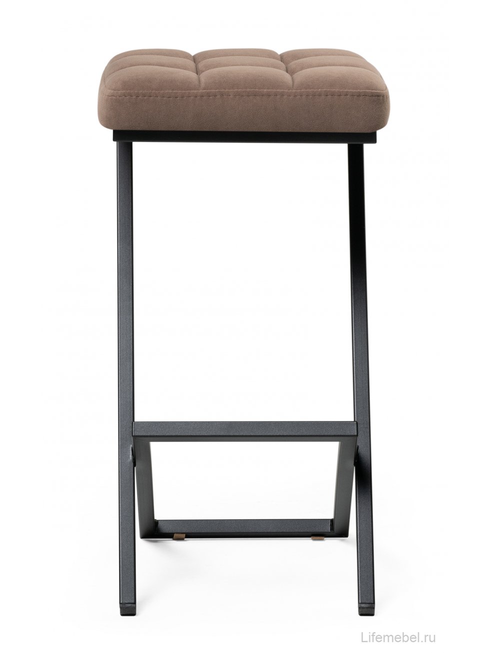 Полубарный стул Амаури катания корица / черный матовый