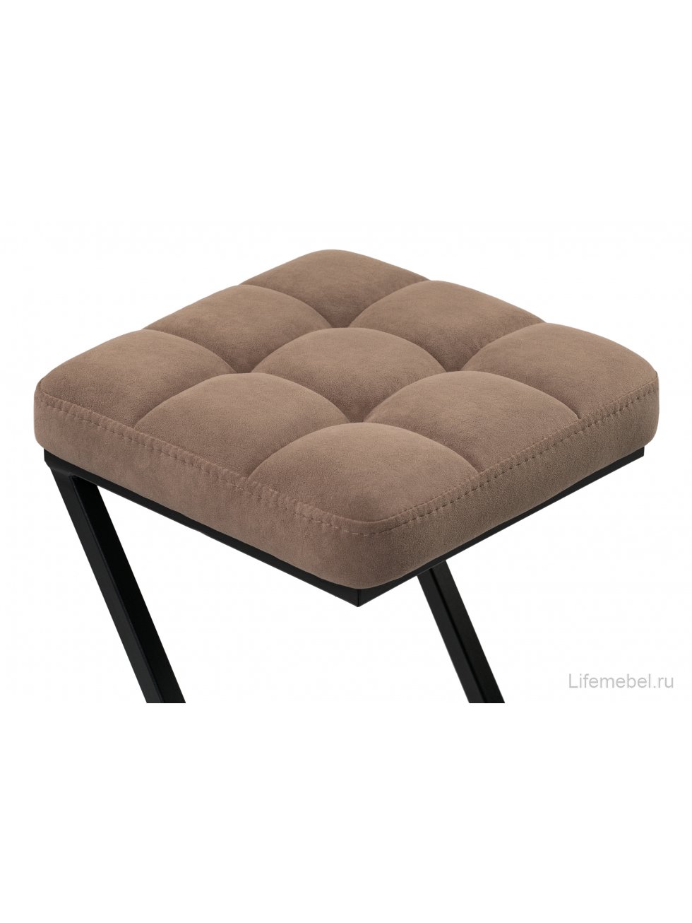 Полубарный стул Амаури катания корица / черный матовый