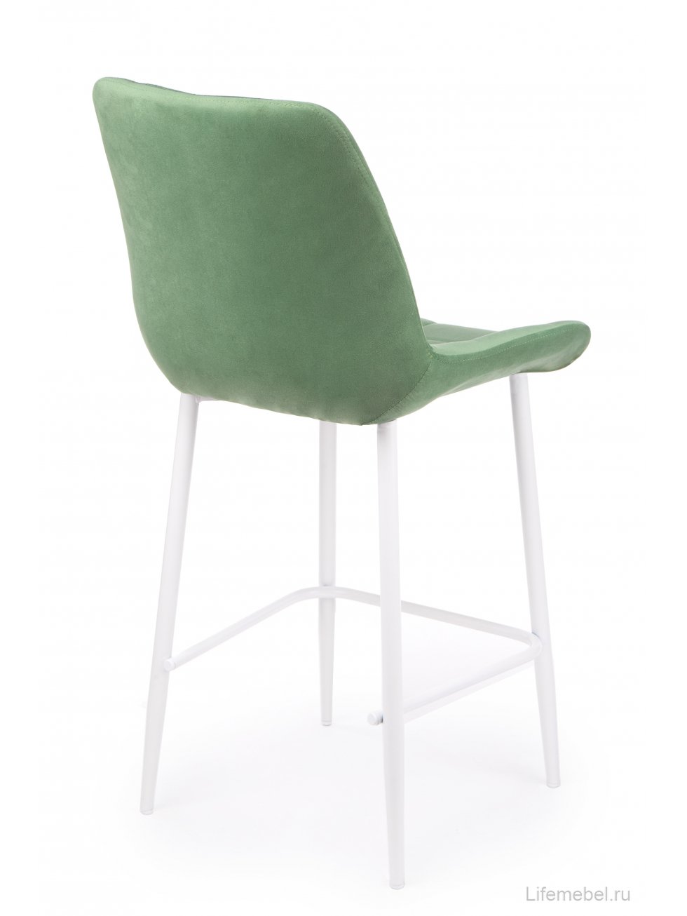 Полубарный стул Челси фисташковый (zd 651) / белый
