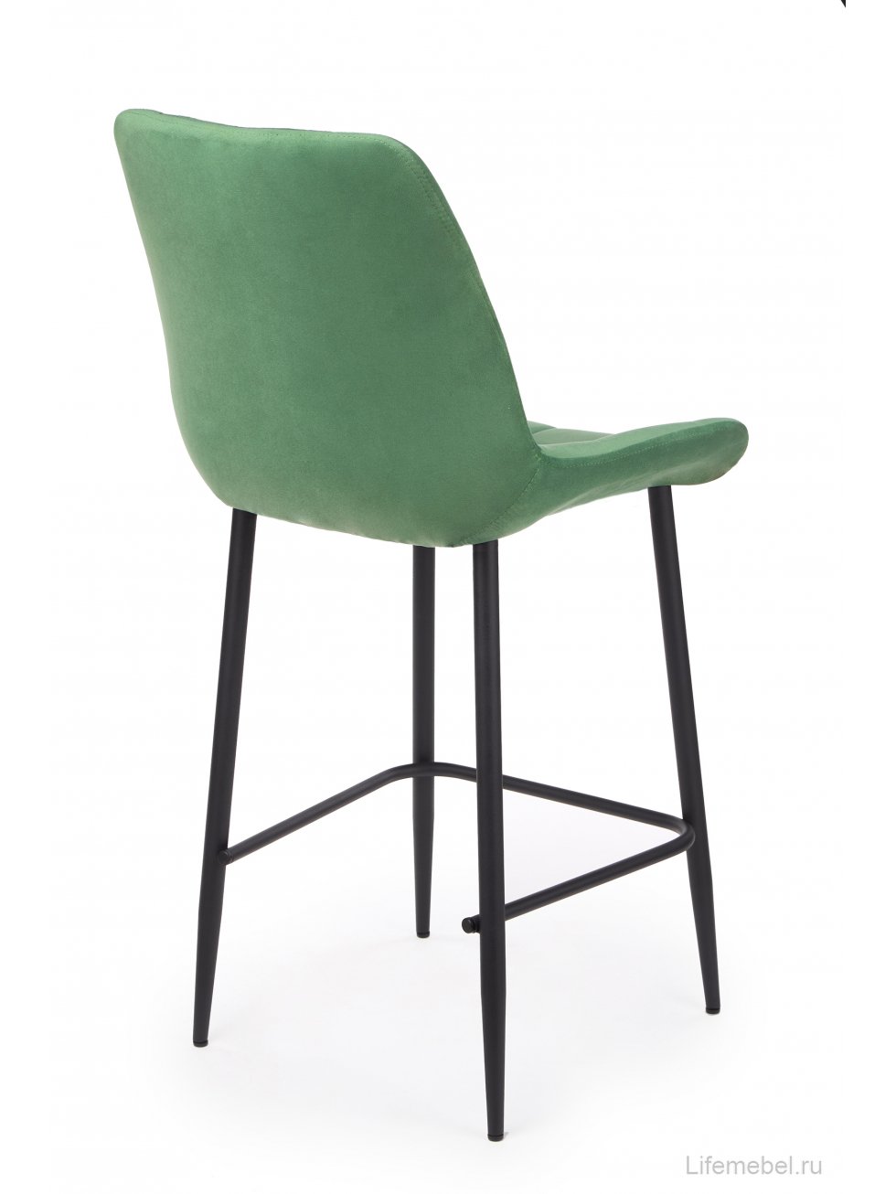 Полубарный стул Челси фисташковый (zd 651) / черный