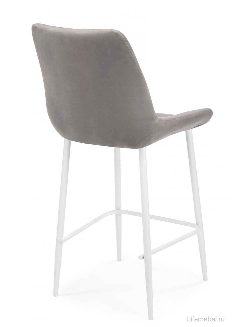 Полубарный стул Челси латте (zd 290) / белый