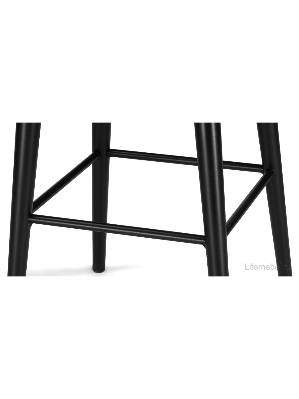 Полубарный стул Гангток крутящийся изумруд / черный матовый