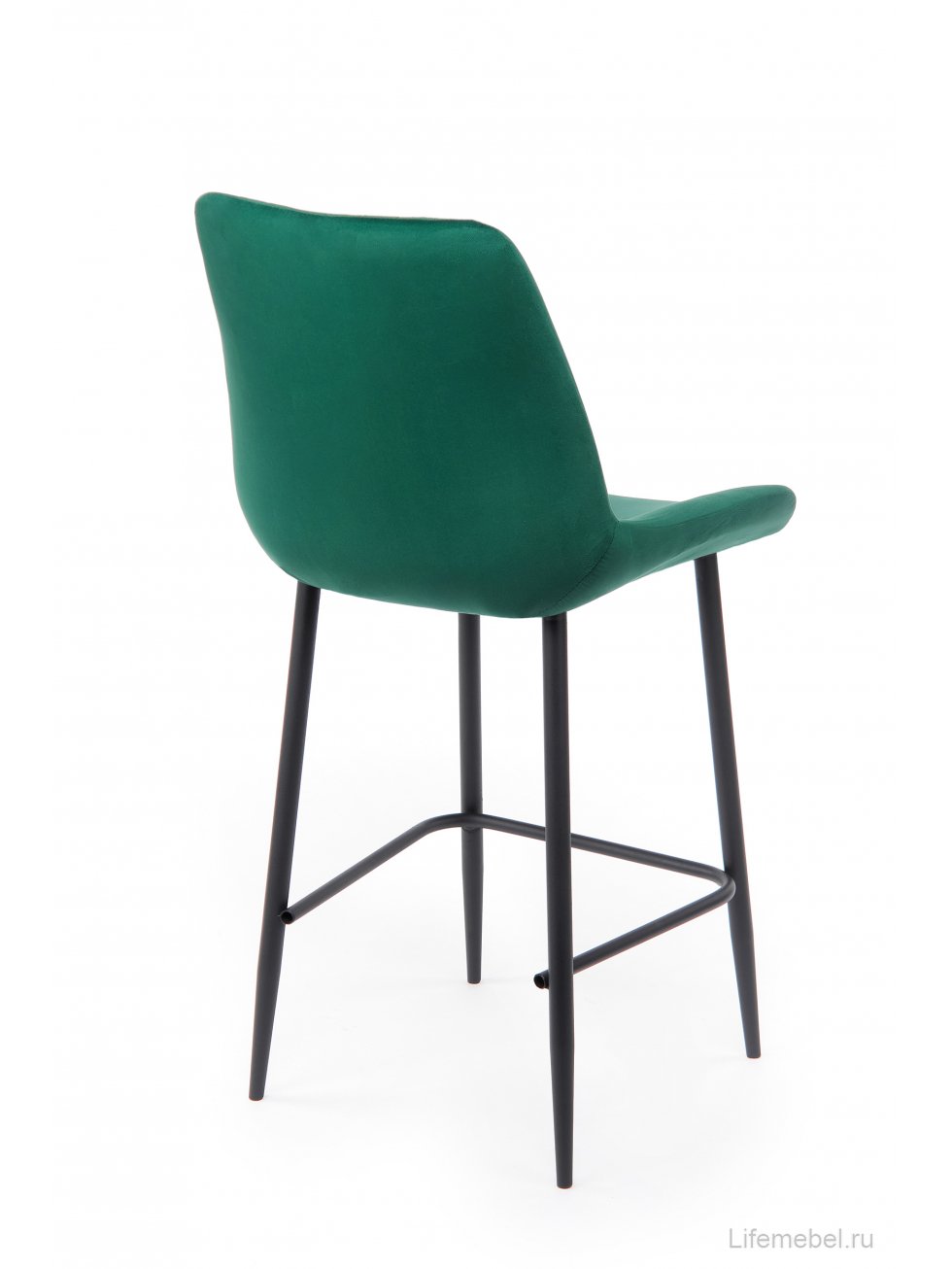 Полубарный стул Седа зеленый (zd 667) / черный