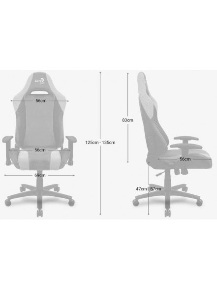 Компьютерное кресло Aerocool Baron steel blue Компьютерное кресло Aerocool Baron steel blue