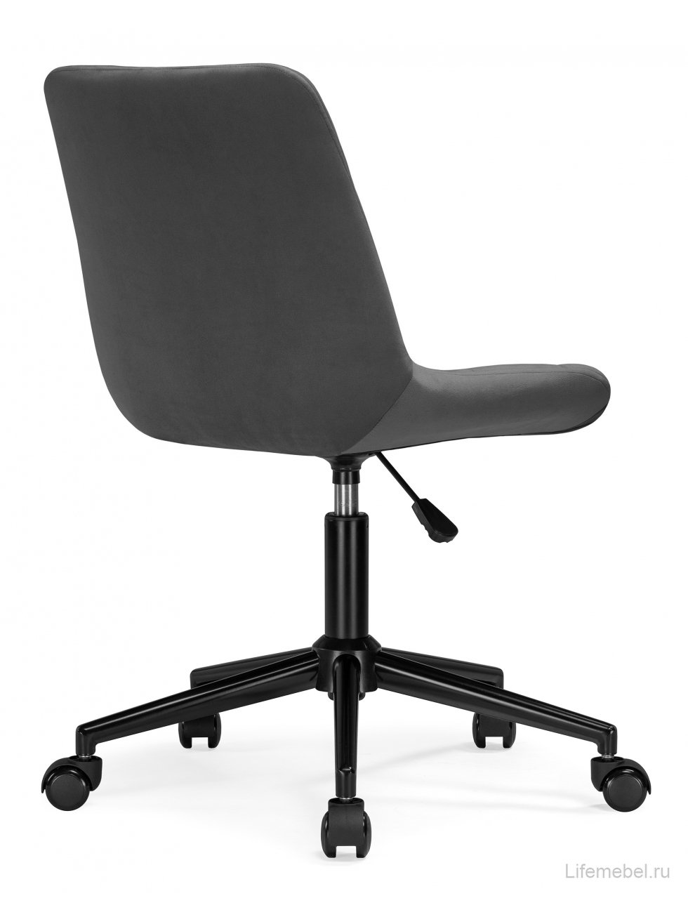 Компьютерное кресло Честер темно-серый велюр / черный