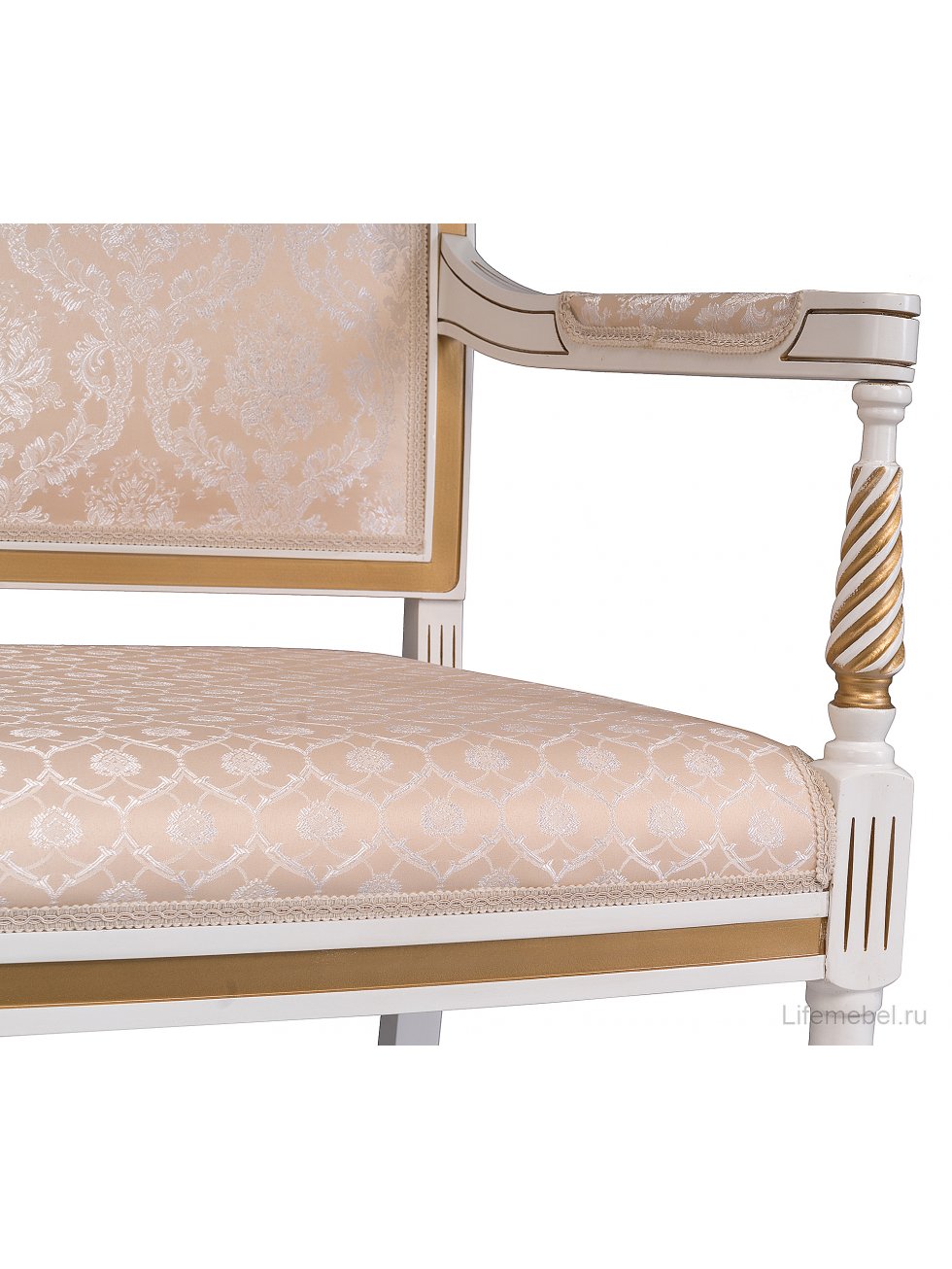 Компьютерное кресло Ergoplus белое / оранжевое