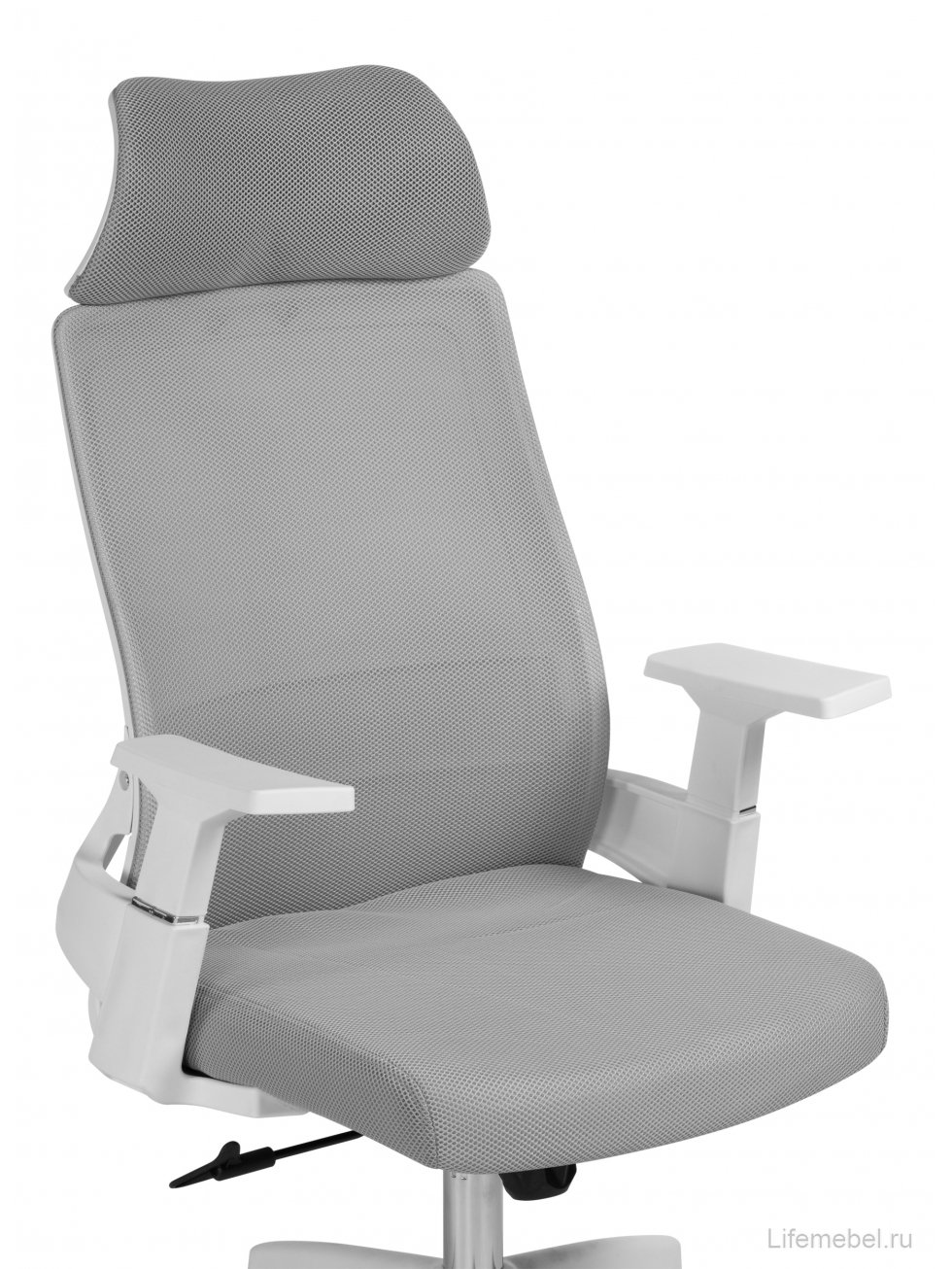 Компьютерное кресло Flok gray / white