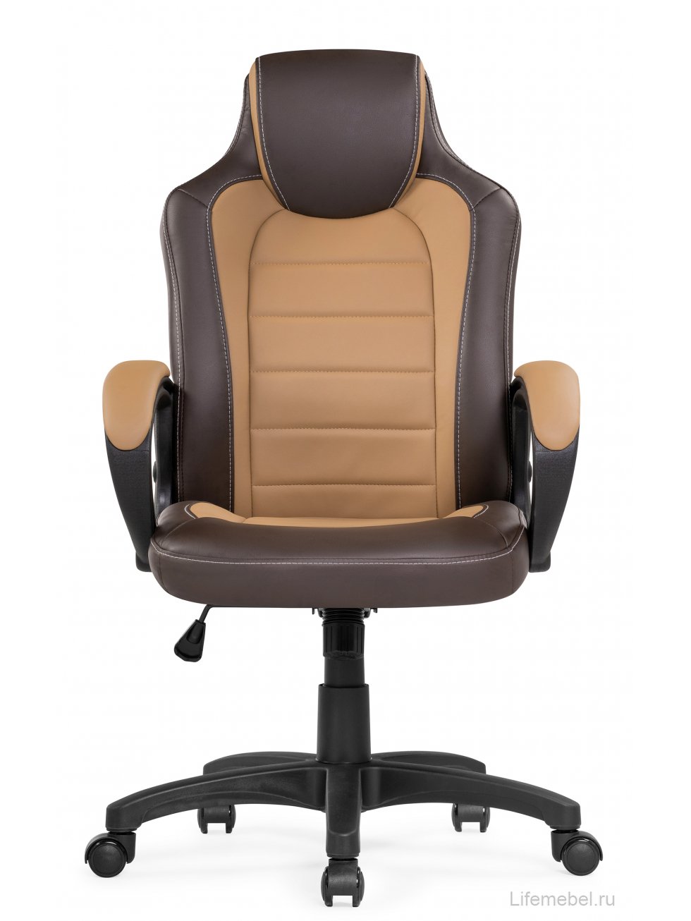 Компьютерное кресло Kadis коричневое / бежевое