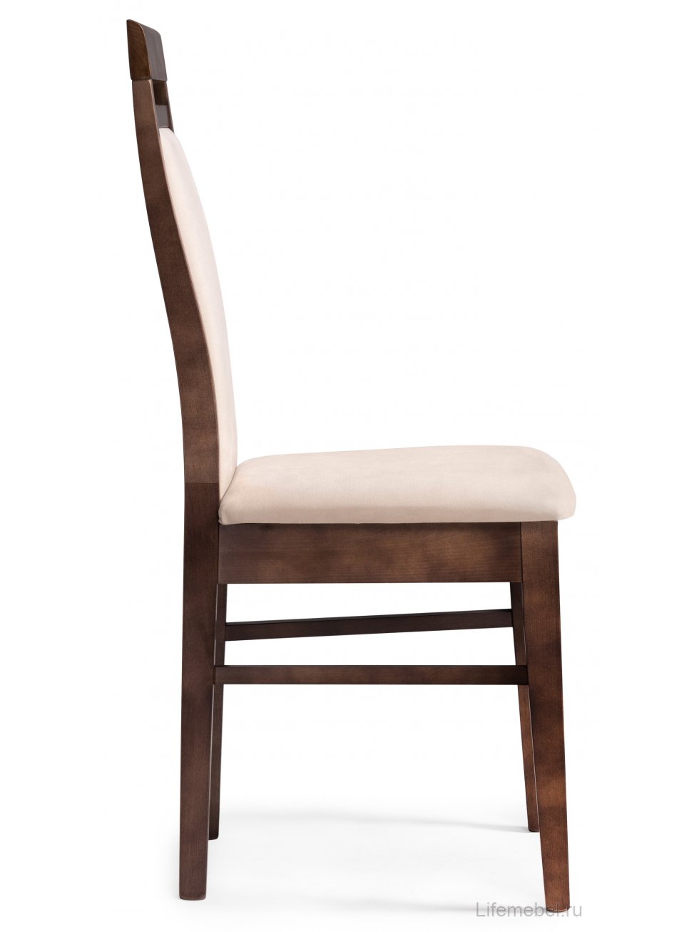 Деревянный стул Амиата бежевый / орех