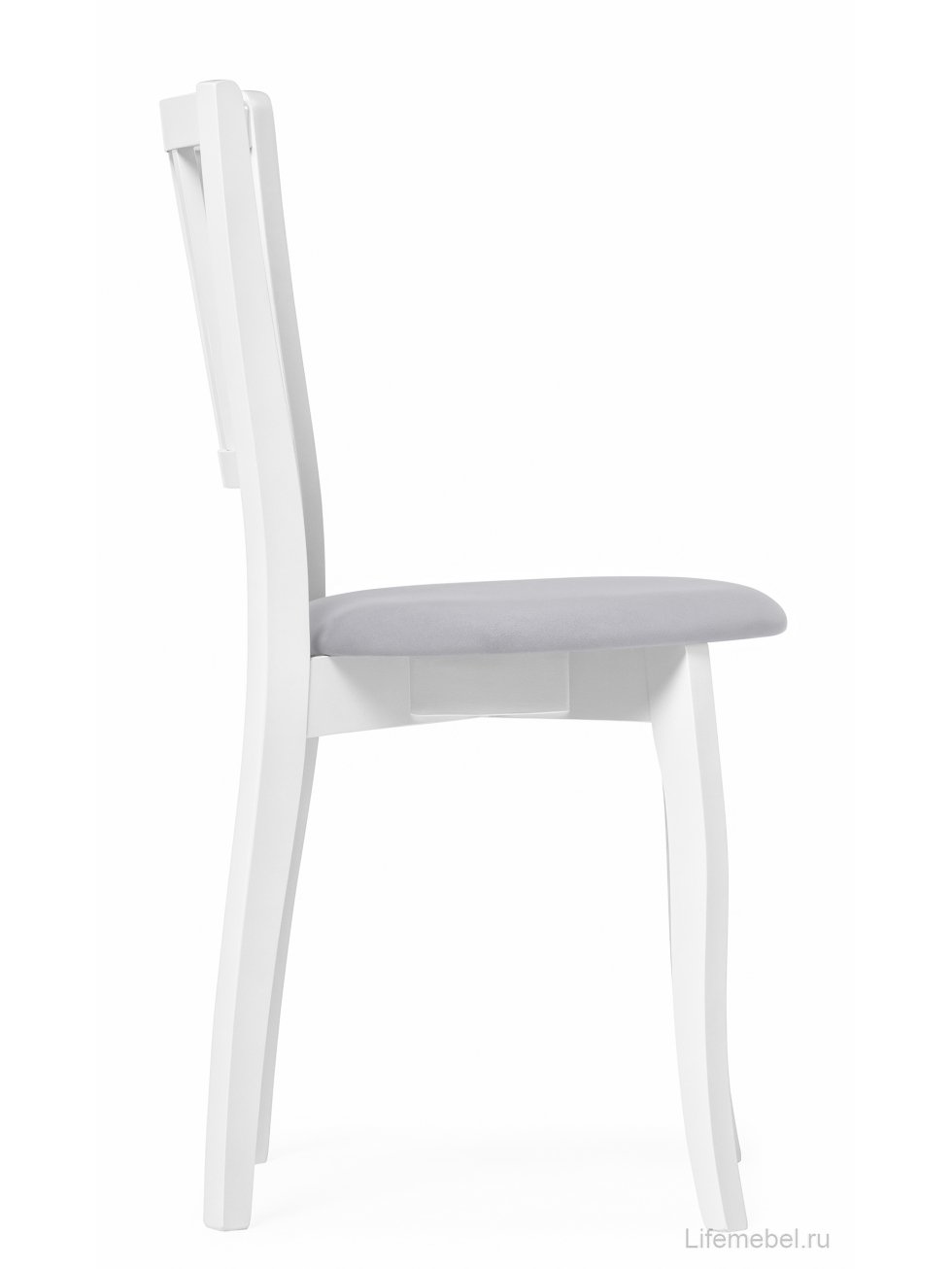 Деревянный стул Айра серый / белый