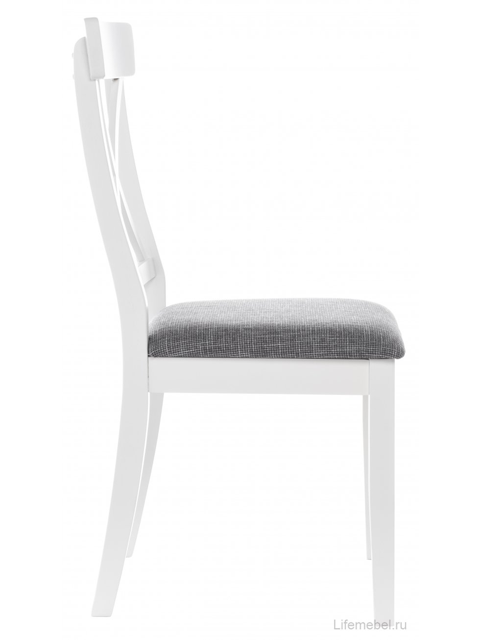 Деревянный стул Bern butter white / grey
