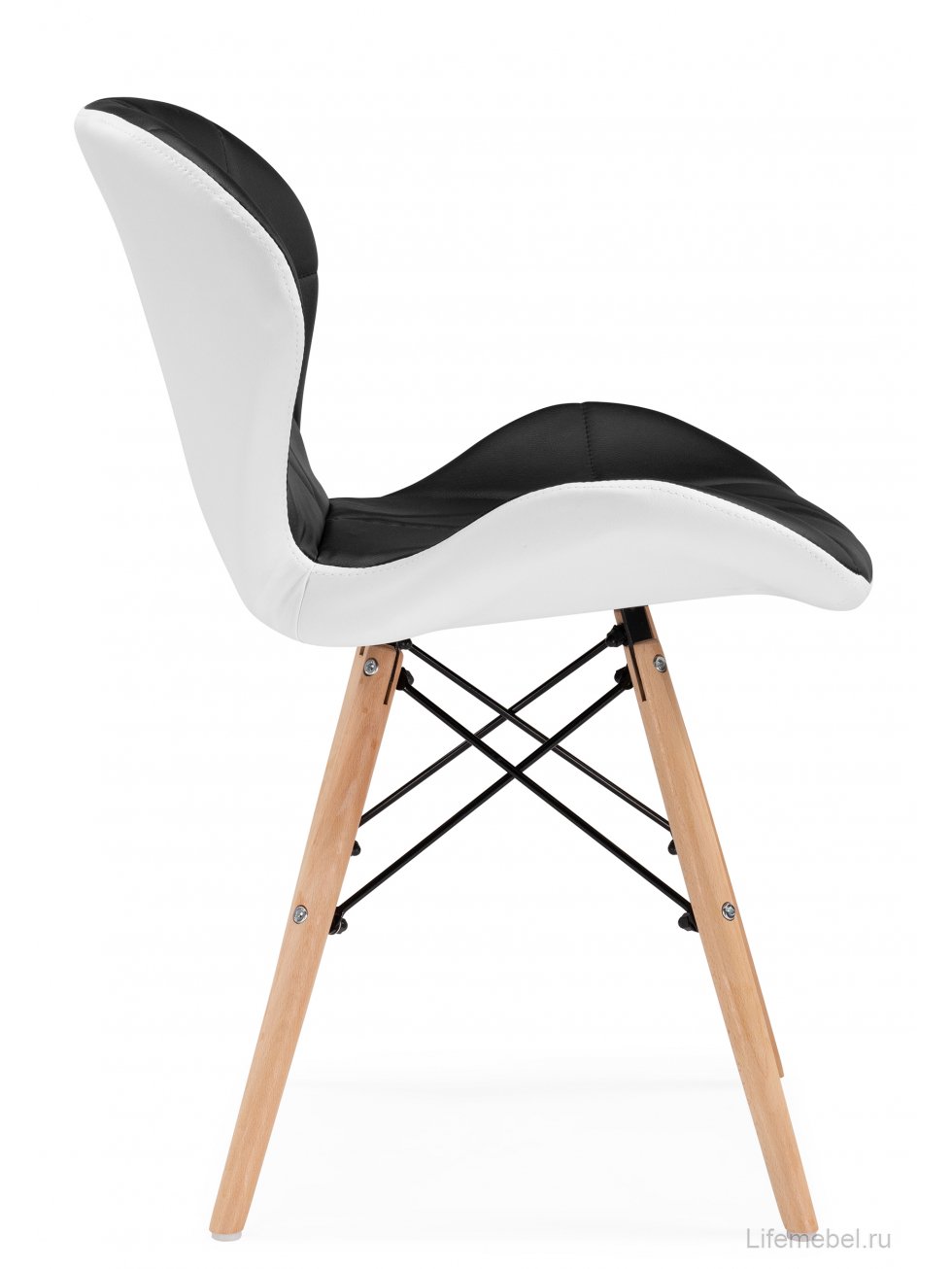 Деревянный стул PC-027 black / white