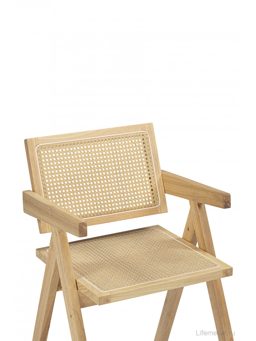 Деревянный стул Rattan wood