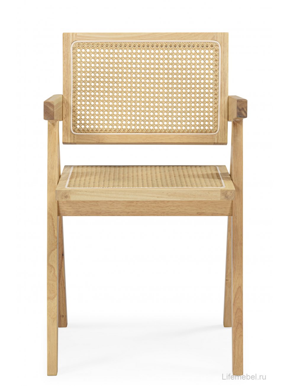 Деревянный стул Rattan wood