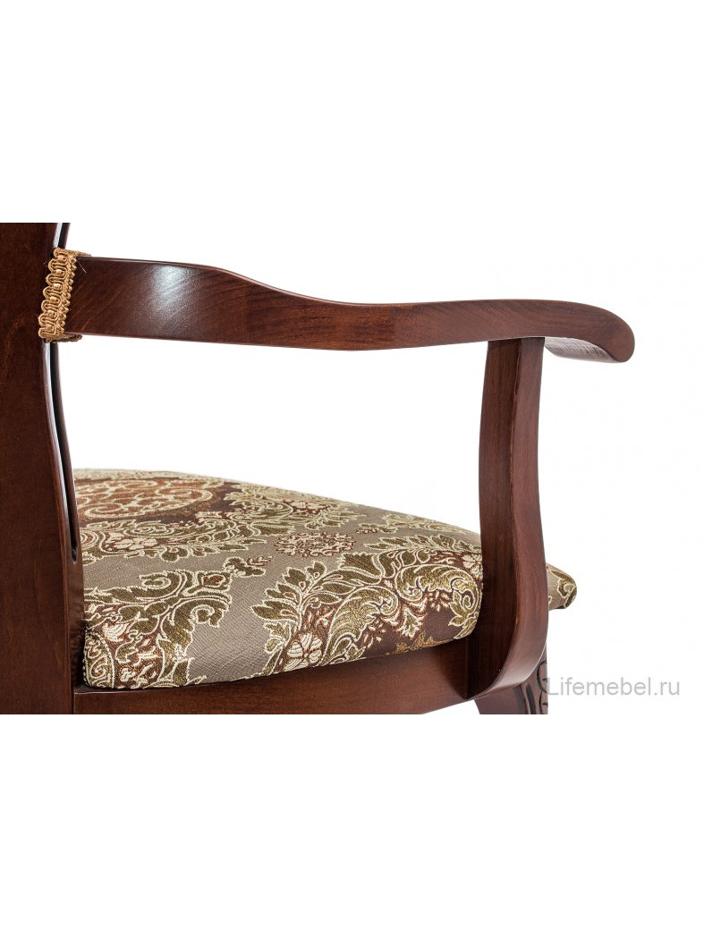 Кресло Bronte вишня / патина