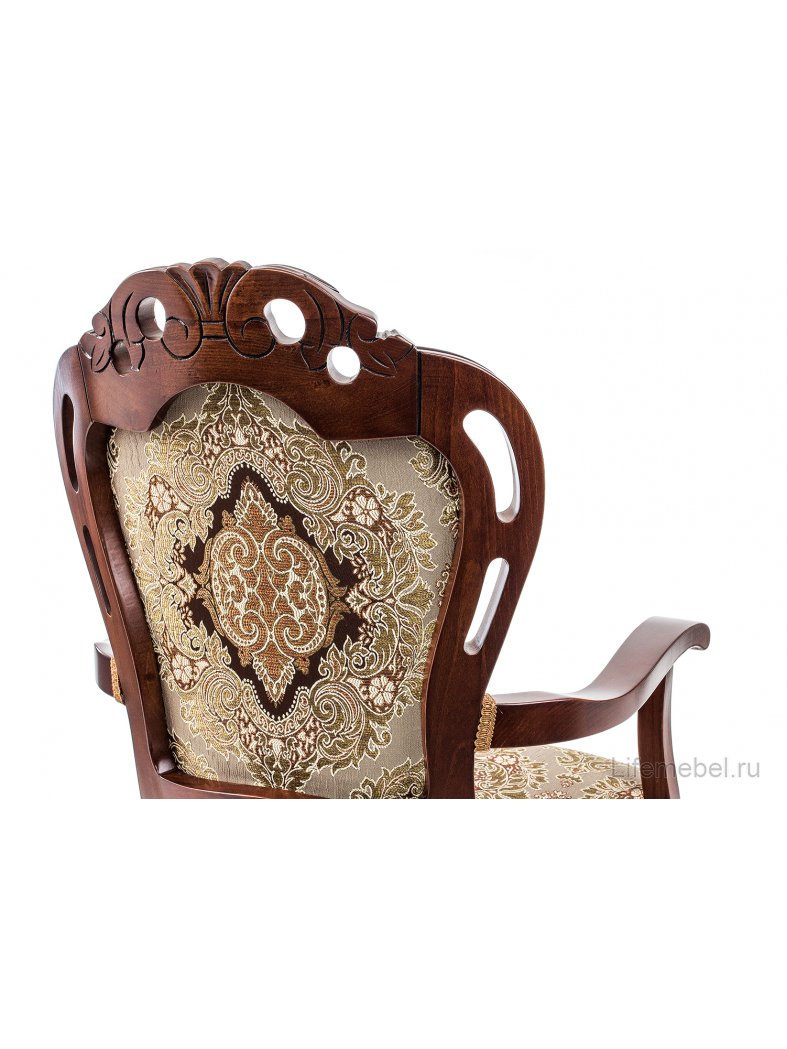 Кресло Bronte вишня / патина