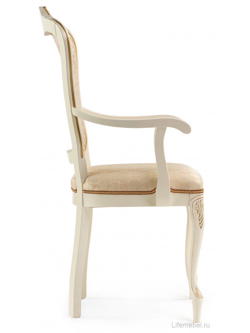 Кресло Руджеро патина золото / бежевый