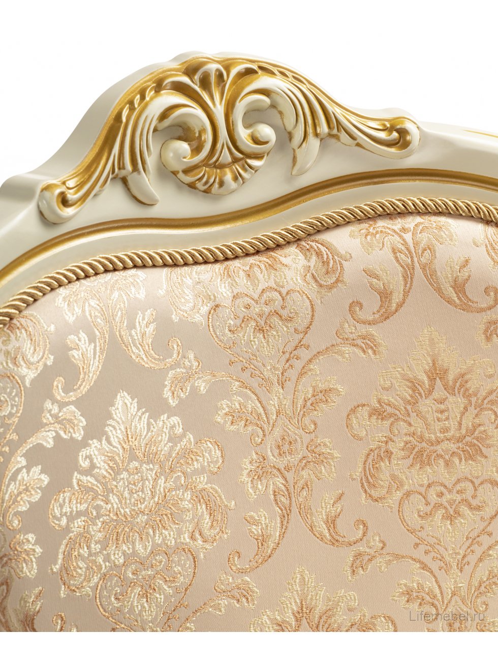 Кресло Руджеро патина золото / бежевый