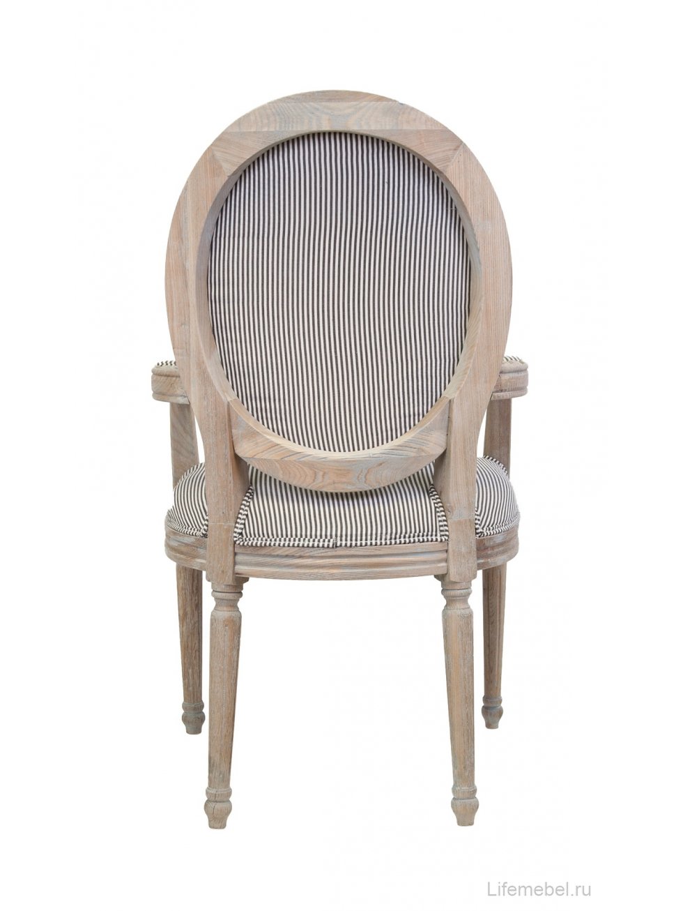 Мягкий стул с подлокотниками Diella Pinstripe