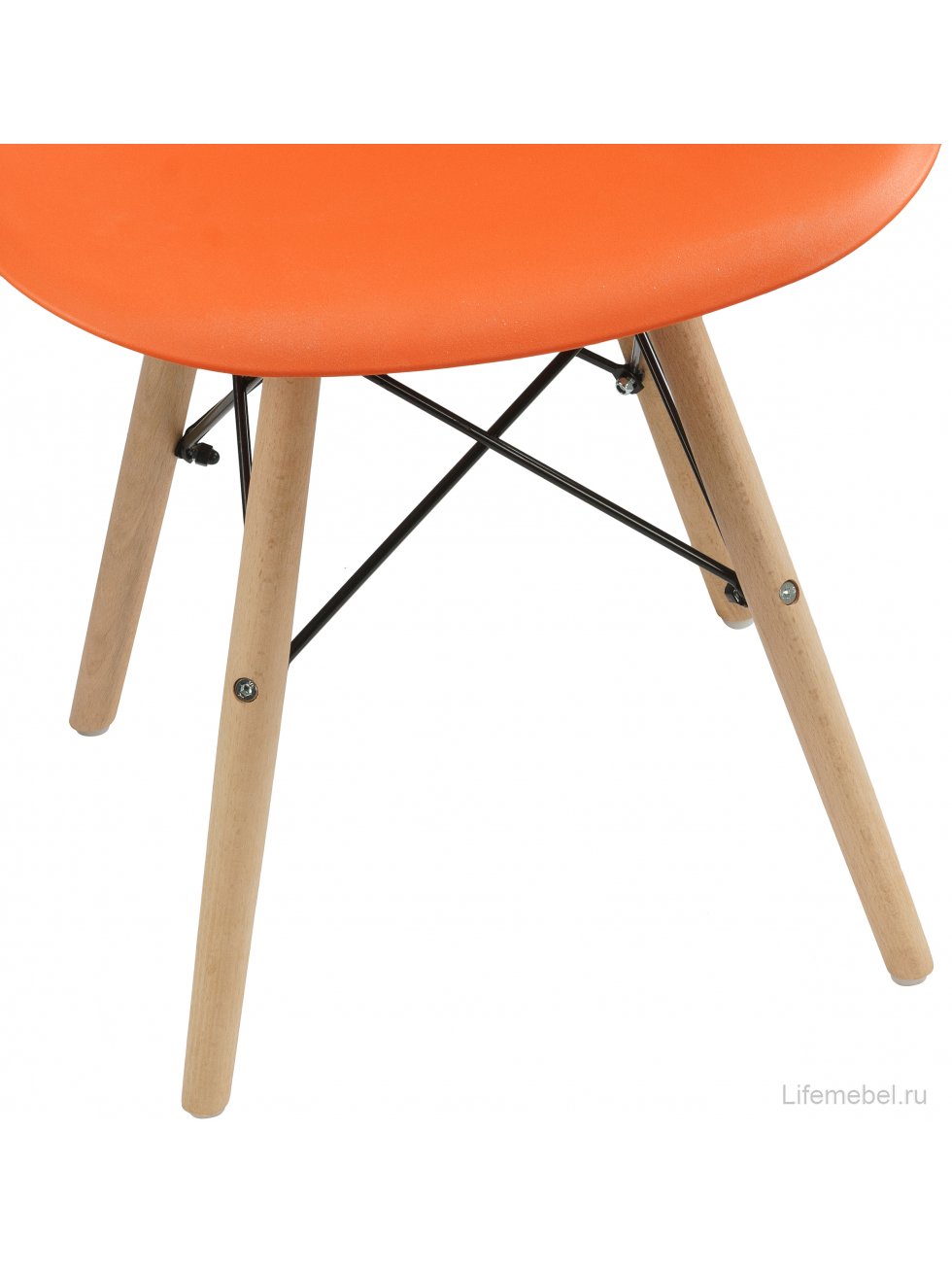 Пластиковый стул Eames PC-015 orange