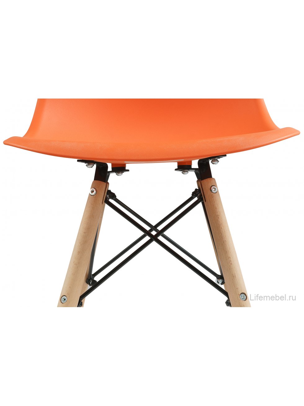 Пластиковый стул Eames PC-015 orange