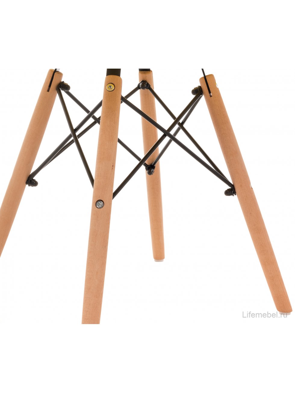 Пластиковый стул Eames PC-015 красный