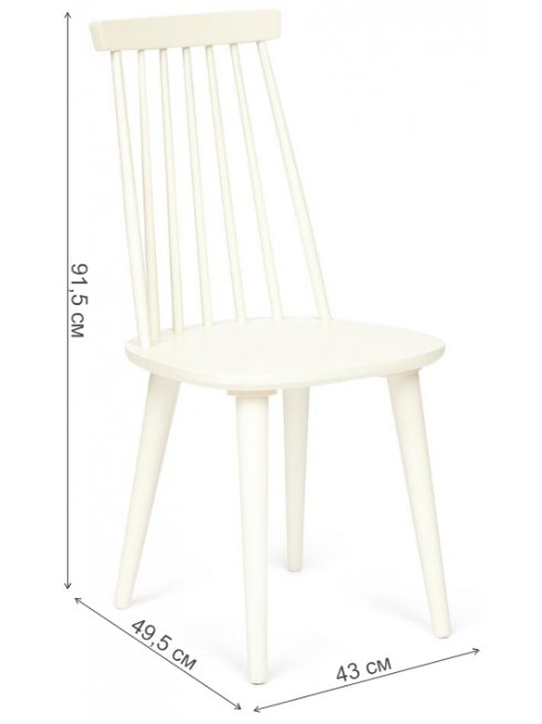 Стул деревянный Burris mod. 6001 ivory white Стул деревянный Burris mod. 6001 ivory white