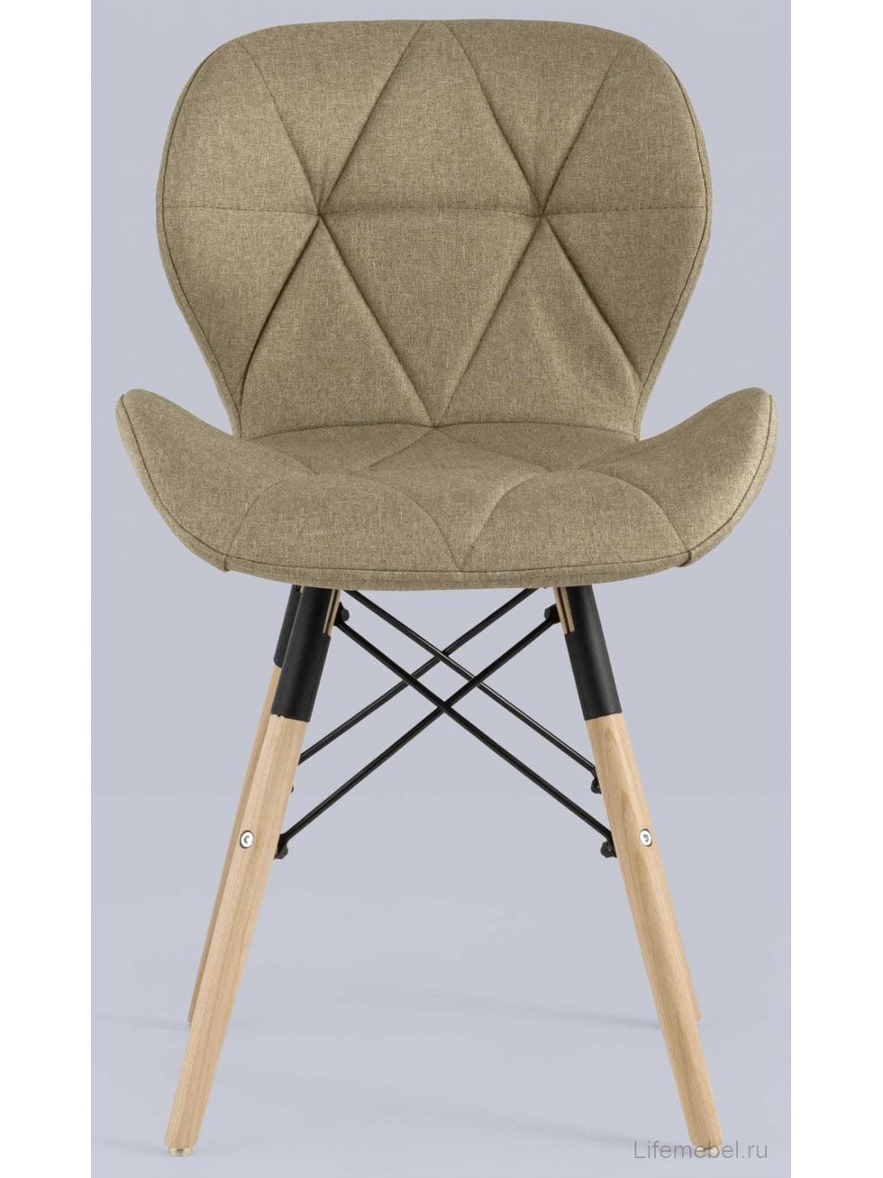 Деревянный стул Доминика бежевый