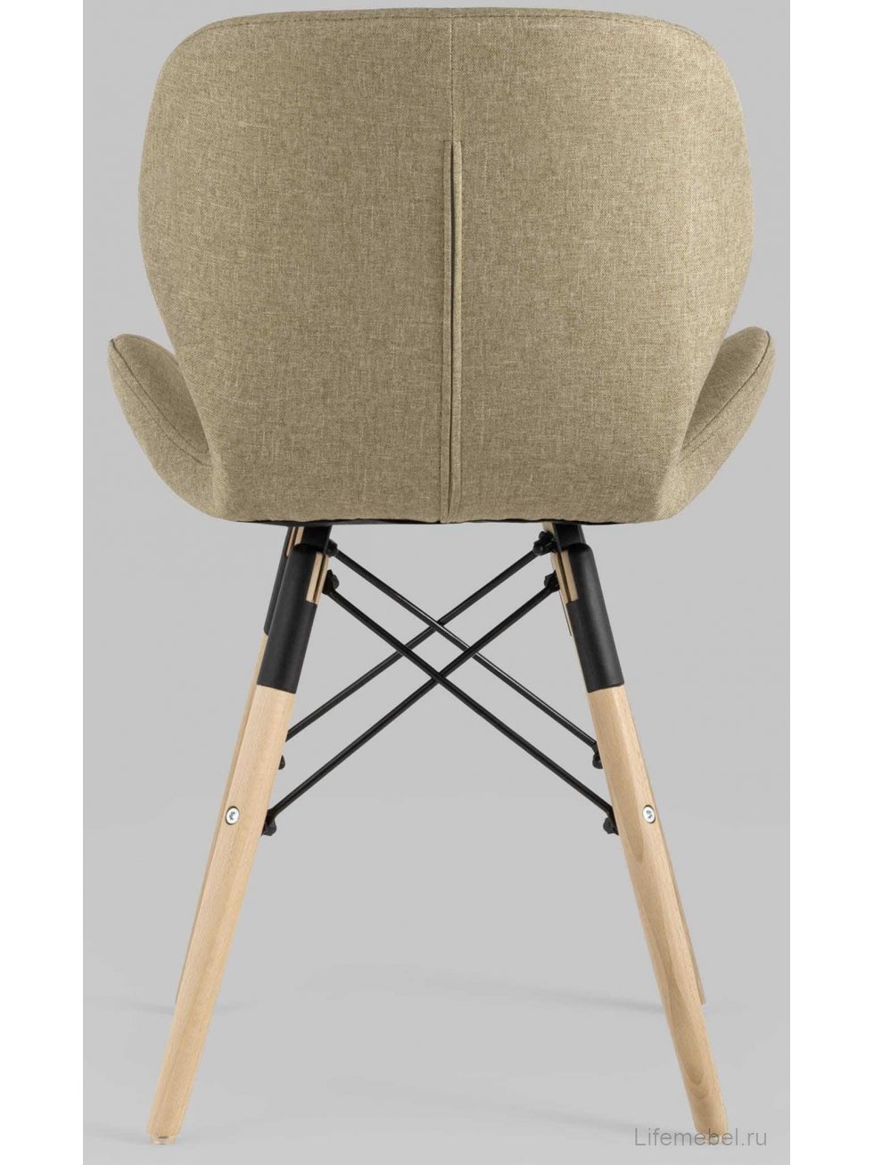 Деревянный стул Доминика бежевый