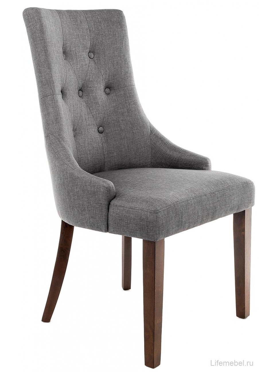 Стул Elegance dark walnut / fabric grey