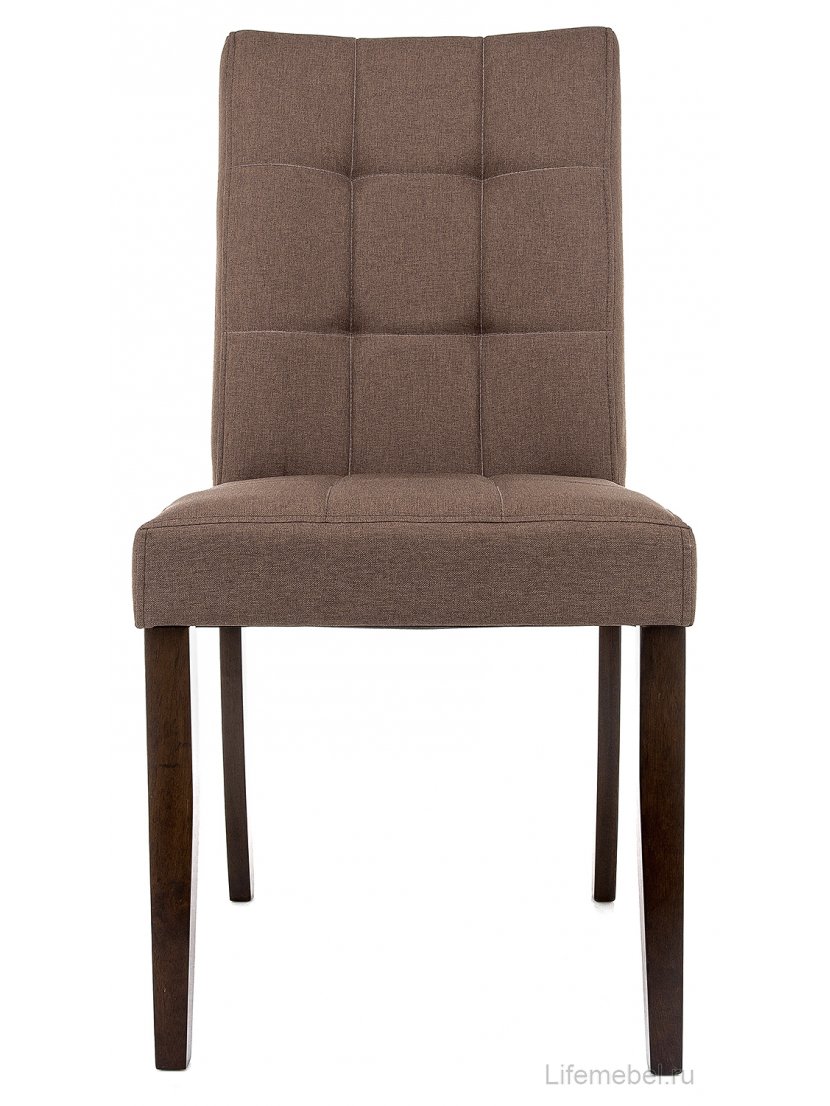 Стул Madina dark walnut / fabric brown