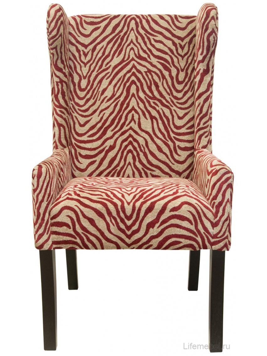 Кресло Zebra KY-3198 красный / бежевый