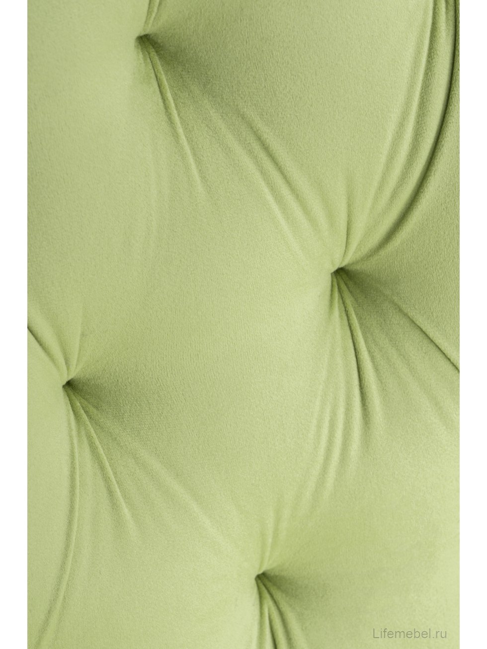 Стул на металлокаркасе Гояр confetti green / белый глянец