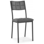 темно-серая искусственная кожа