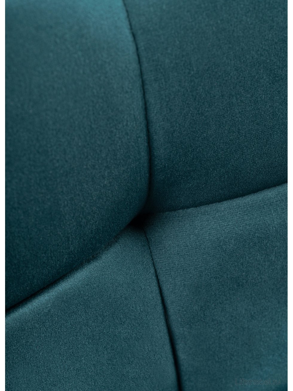 Стул на металлокаркасе Чилли морская волна / черный