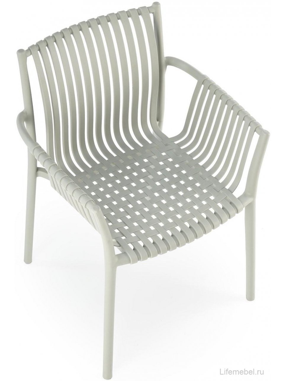 Пластиковый стул Шилд серый