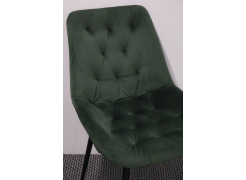 Стул на металлокаркасе Гояр confetti green / белый глянец из шоурума 5