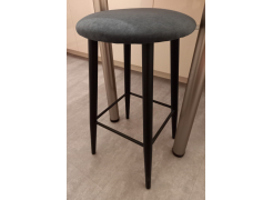 Полубарный стул Гангток крутящийся изумруд / черный матовый фото покупателя 11