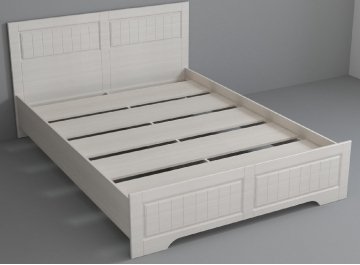 Полутораспальная кровать Кантри ЛДСП настил с матрасом