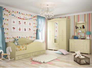 Комплект детской мебели Ассоль плюс комплектация 1