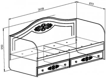 Комплект детской мебели Ассоль плюс комплектация 1