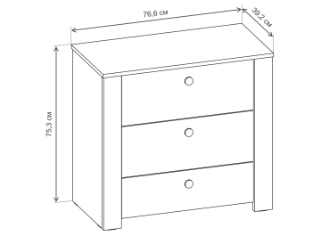 Комплект детской мебели Джастин комплектация 3