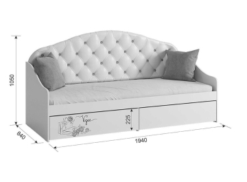 Комплект детской мебели Гламур комплектация 1