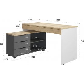 Комплект детской мебели Скайлайт комплектация 2